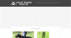 Desktop Screenshot of greatbabiesrescue.org